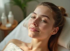 Elizabeth Whitening Booster treatment at YOU Glow Aesthetics with KB Pure products for brightening and skin clarity.