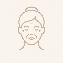 Loss of skin elasticity