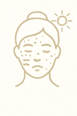 Sun spots and age spots