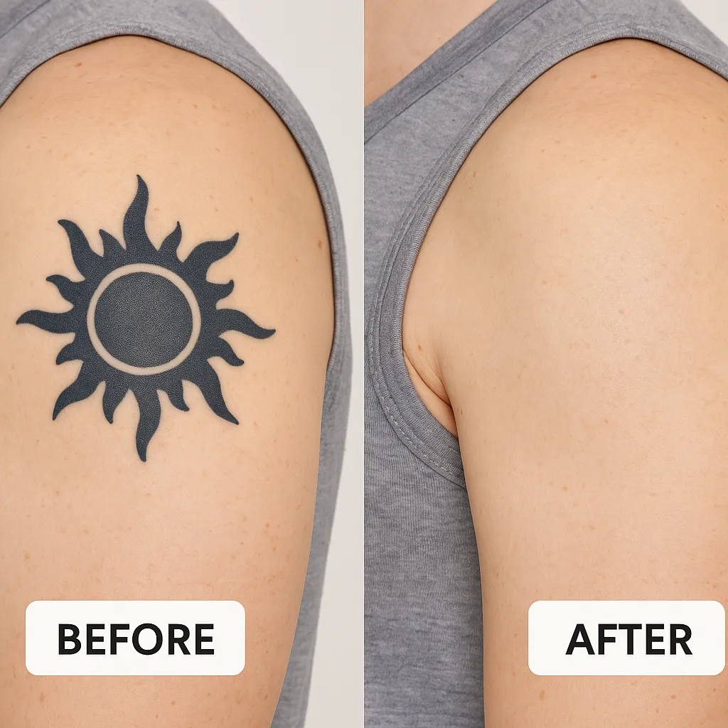 Tattoo Removal- Before and After