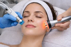 Combined facial treatments performed at the same session