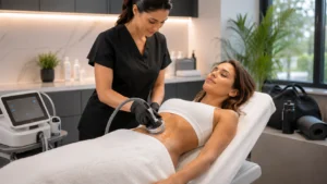 LipoCavitation treatment for stubborn belly fat