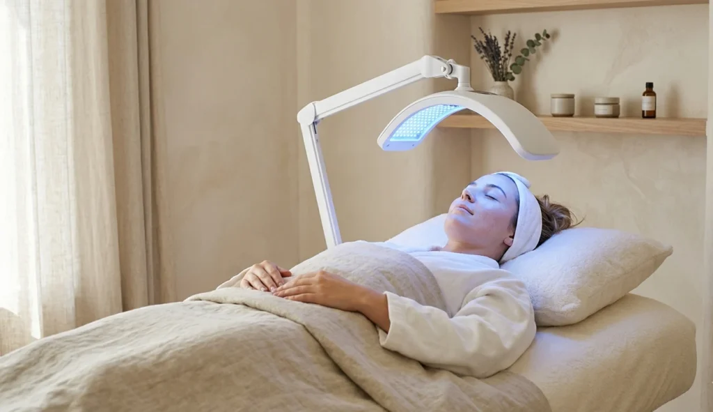 Saying Goodbye to Redness: How Blue Light Therapy Heals Sensitive Skin
