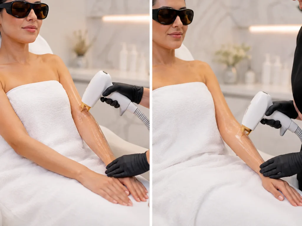 Full Arm vs Half Arm Laser Hair Removal: Which Should You Book?