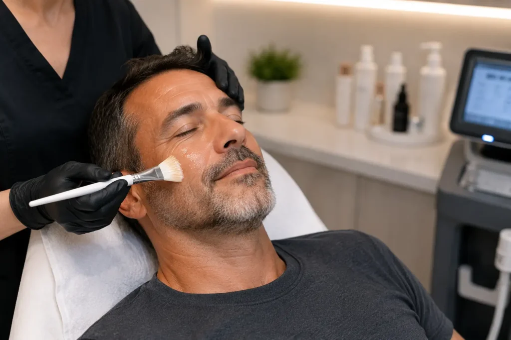 Skincare for Men Over 40: Simple In-Clinic Treatments That Make a Difference